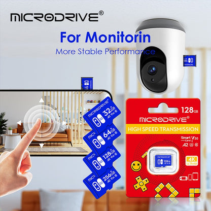 Cartão de Memória de Alta Velocidade V30 U3 32GB 64GB 256GB Flash UHS-3 Cartão Micro Mini SD Para Câmera HD 4K / TV / Nintendo Switch / Gopro UAV