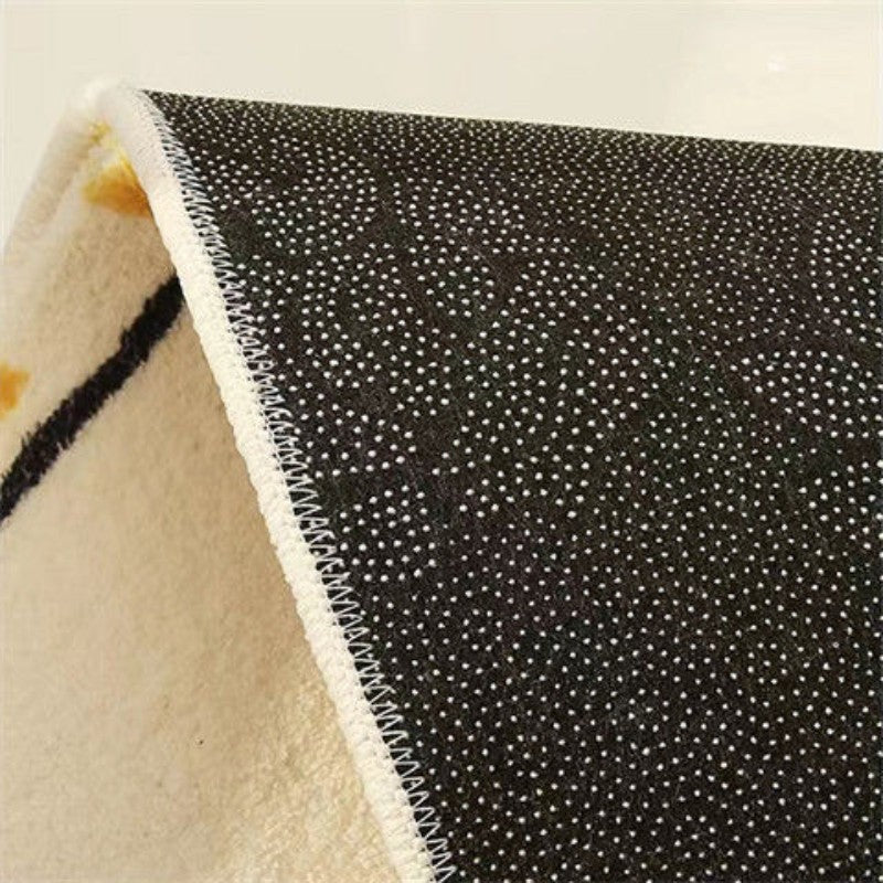 Tiger Pattern Bedroom Decor Plush Carpet Irregular Shape Carpets for Living Room Thick Study Irregular Floor Mat Fluffy Soft Rug