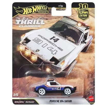 2026 Novo Original Mattel Hot Wheels 1/64 2026 Série Car Culture Thrill Climbers Lancer Evo 4 Porsche 914 Safari Carro Colecionável Diecast Presente de Aniversário Feriado
