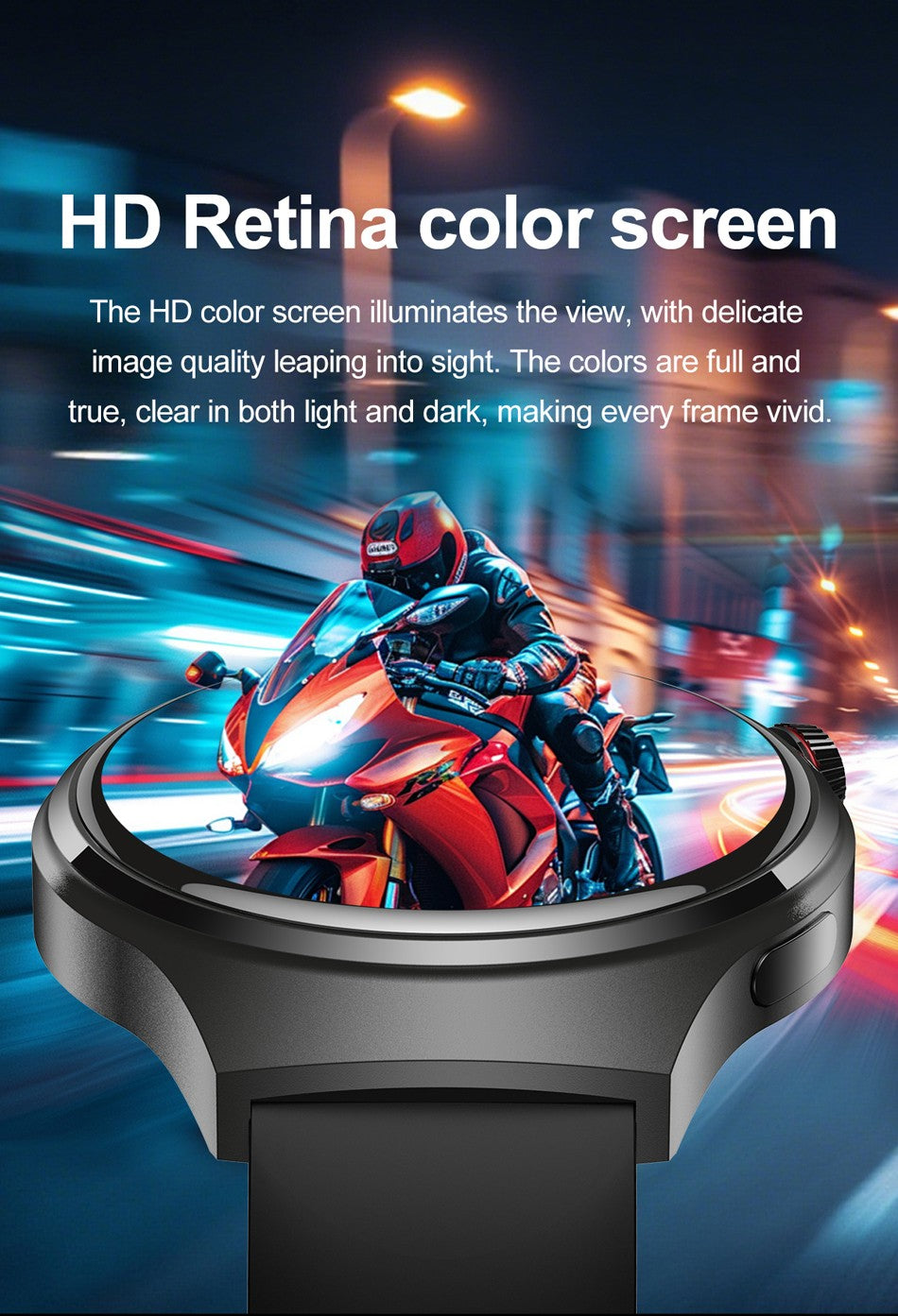 Smartwatch Esportivo Watch 4 Pro Masculino Tela AMOLED HD 360*360 Frequência Cardíaca Chamada Bluetooth IP68 À Prova D'água Música Novo SmartWatch 2025