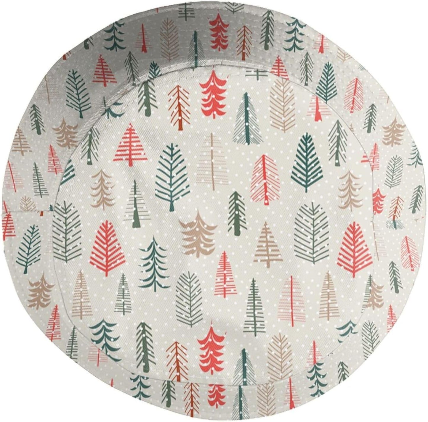 Funny Christmas Bucket Hat New Year Fisherman Hat for Women Men Packable Outdoor Travel Beach Sun Cap