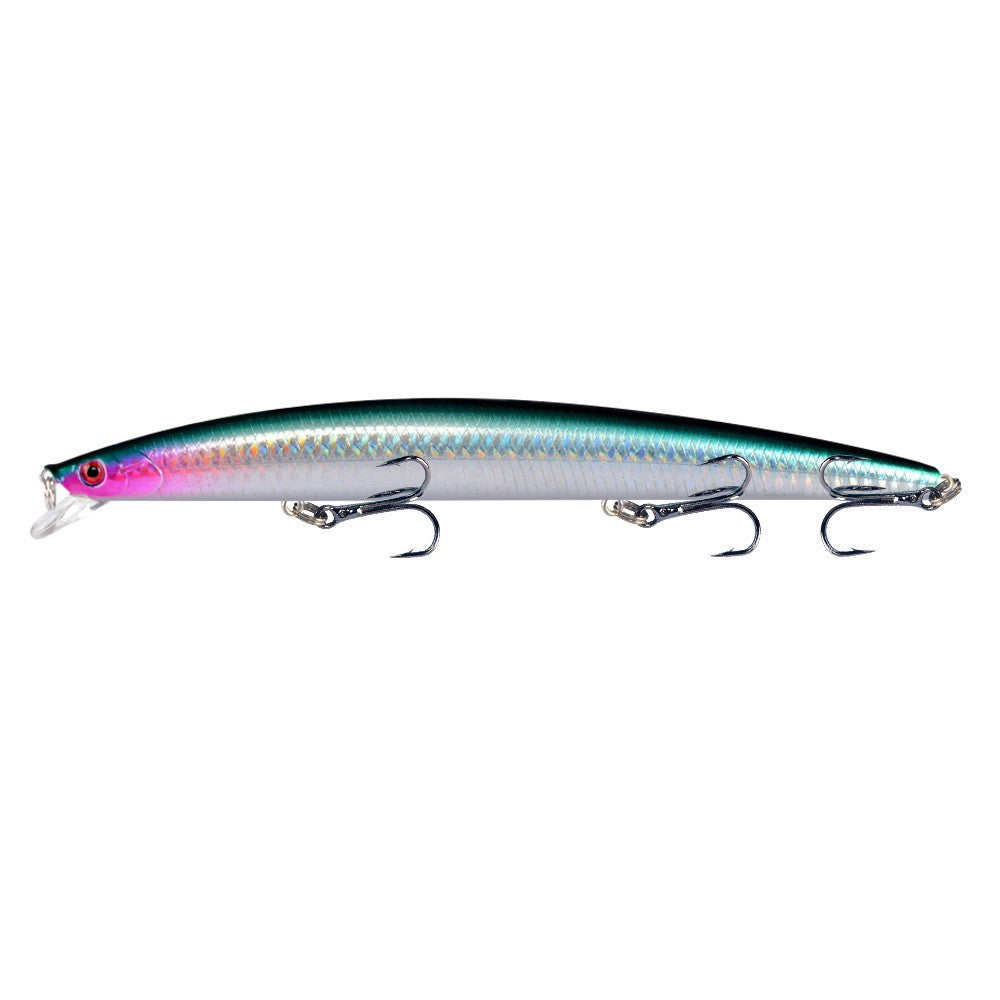 1pcs 18cm 24g Minnow Fishing Lure Laser Hard Artificial Bait Plastic Big Fake Fish Lures Sea Fishing Bait Crankbait Wobblers