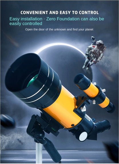 Professional Astronomical Telescope F30070 Monocular 150 Times Zoom HD Night Vision  View Moon Star  AZM70300 Stargazing