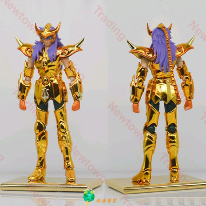 SG JModel Mini Cloth Myth DDP EX Cavaleiro de Ouro Milo de Escorpião Com Objeto 100mm Armadura de Metal Boneco D.D.P Tamanho