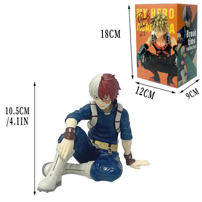Em Estoque Novo Anime My Hero Academia Midoriya Izuku Bakugou Katsuki Ochaco Uraraka Bonecos de Anime Brinquedos para Crianças Presente de Natal