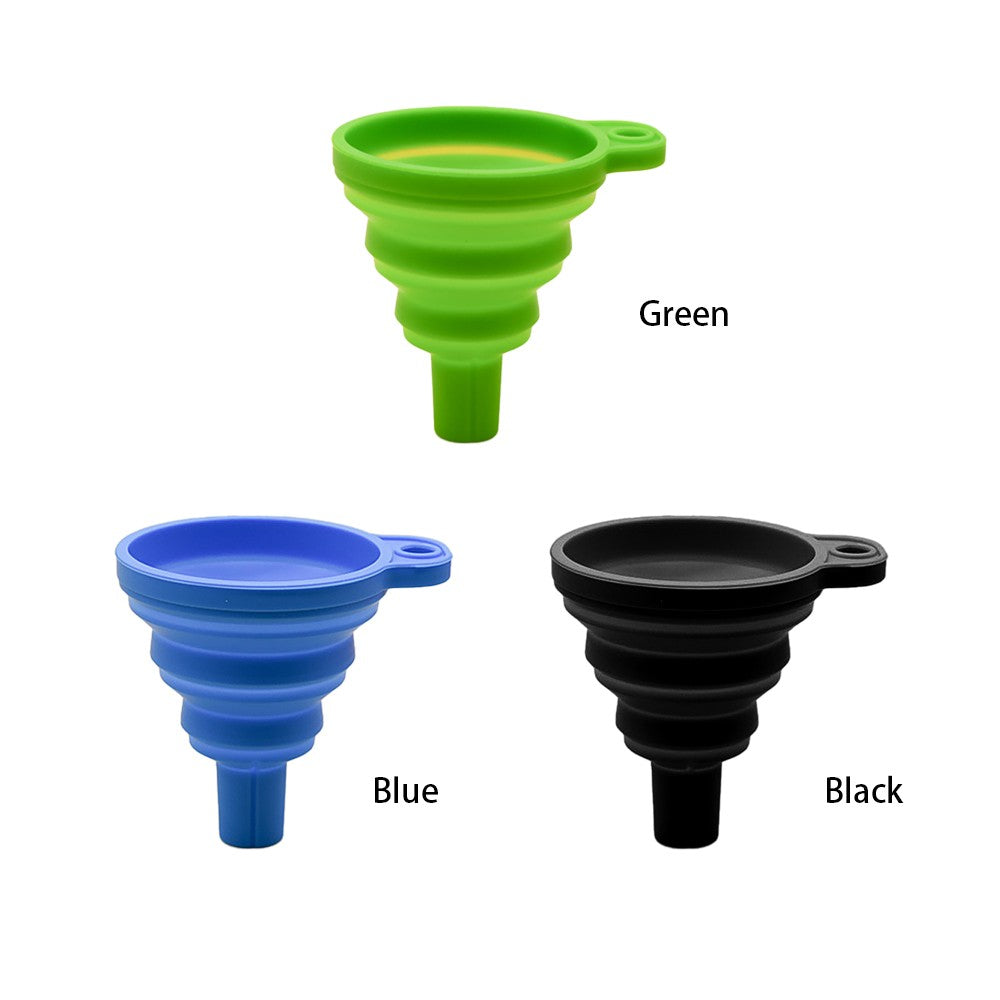 2 Peças Funil Dobrável para Motor de Carro Funil de Líquido de Silicone Ferramentas para Troca de Óleo e Gasolina para Carros e Motos Acessórios