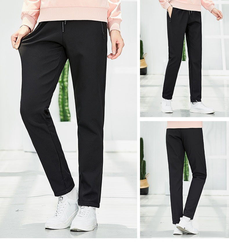 CHRLCK Warm Waterproof Pants Men Women Outdoor Winter Softshell Fleece Trousers Trekking Camping Climbing Skiing Hiking Pants