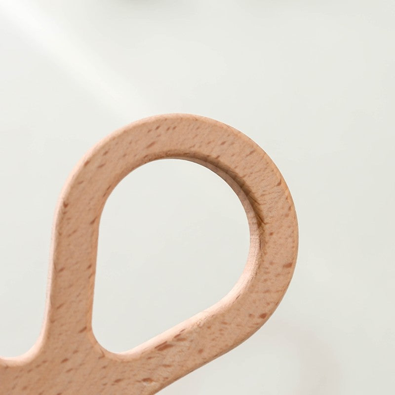 Baby Wooden Koala Hand Rattles Teether Toys Wooden Ring Montessori Toys Owl Shape Musical Rattle  for Baby Gifts Teething Toys