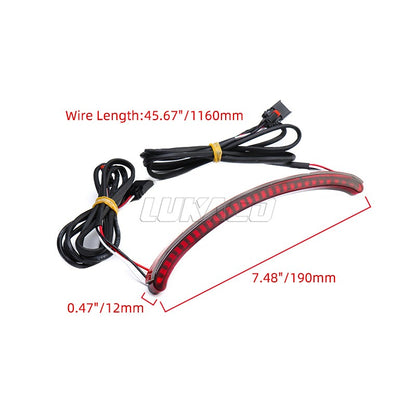 Para Harley Softail Fat Bob FXFBS 114 FXFB 2018-2022 Luz Traseira de Para-lama de LED de Motocicleta Luz de Freio Pisca-alerta Luz de Circulação Peças