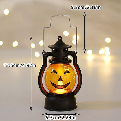 Halloween LED Pumpkin Lamp Ornaments Horror Atmosphere Kids Toy 2026 Halloween Party Home Decor Decoration Supplies