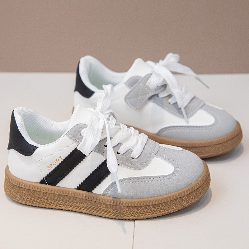 Children Tennis Shoes 2025 New Simple Kids Sneakers for Girls Patchwork Non-slip Boys Causal School Running Sneakers Non-slip