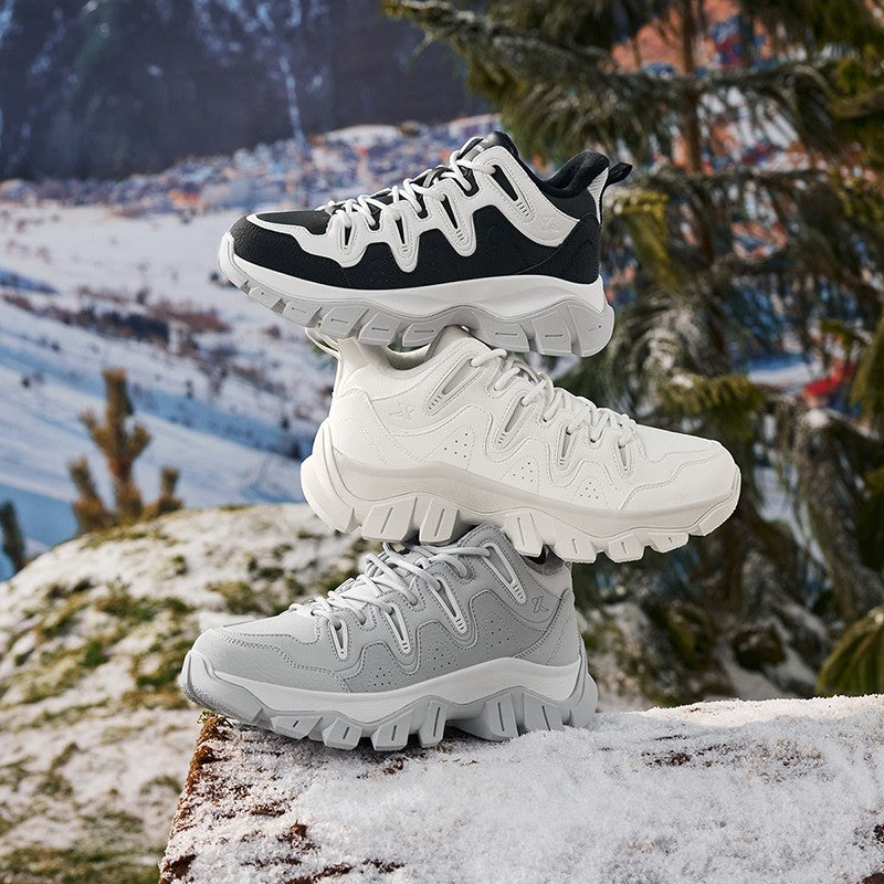 Xtep Chuanxing lite Cotton Shoes For Men 2024 Autumn Comfortable Casual Shoes Trendy Retro Soft Sneakers 876319370006