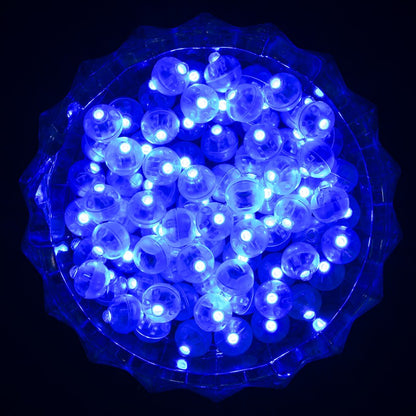 50/100/150/200/300pcs Tumbler Round Ball Light Balloon LED Flash Luminous Lamps Lantern Light for Wedding Party Birthday Decor