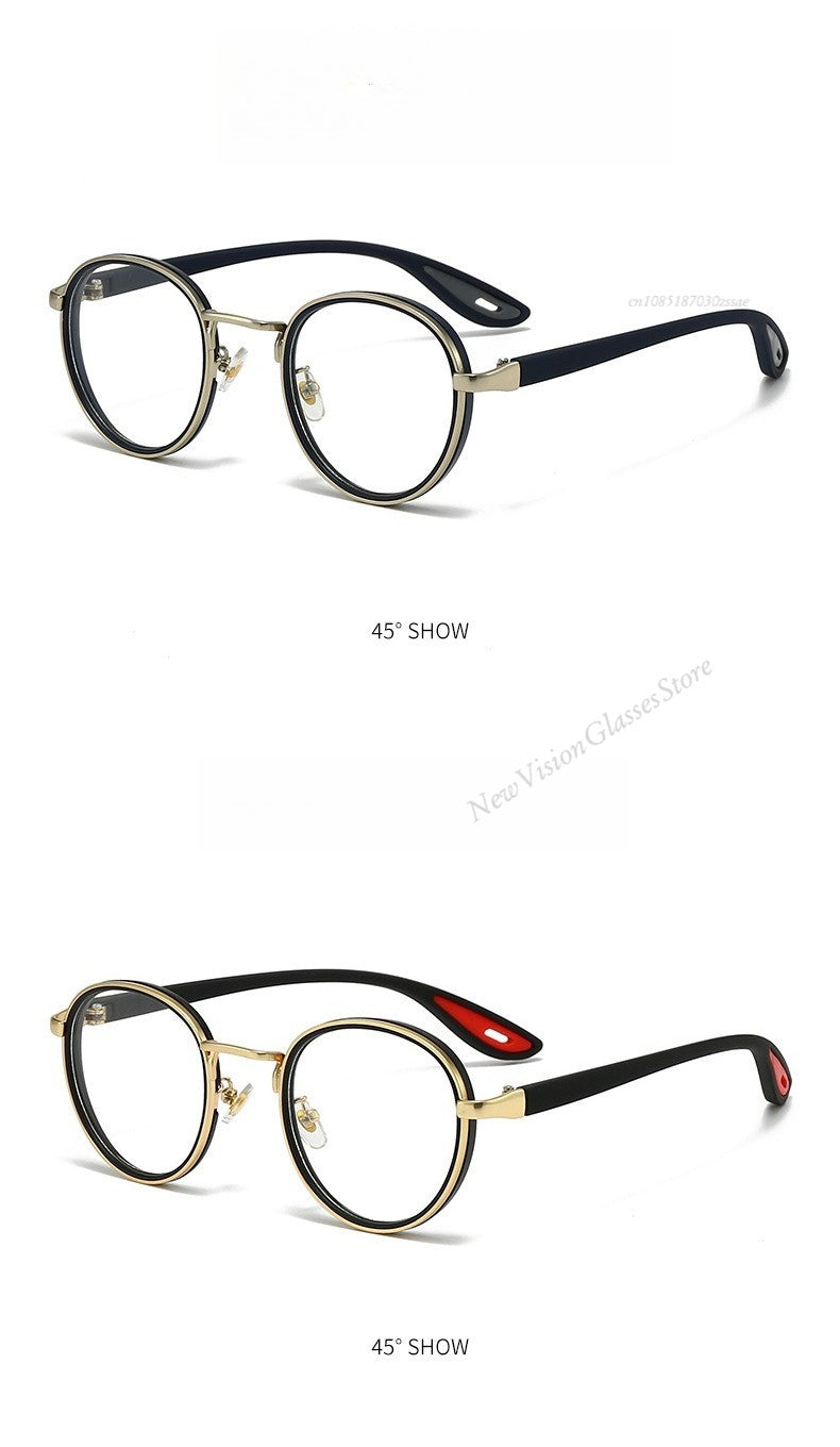 Vintage Designer Outdoor Sunglasses Men Round Fashion Plastic Titanium High Quality Sun Glasses Man UV Protection Glasses Woman