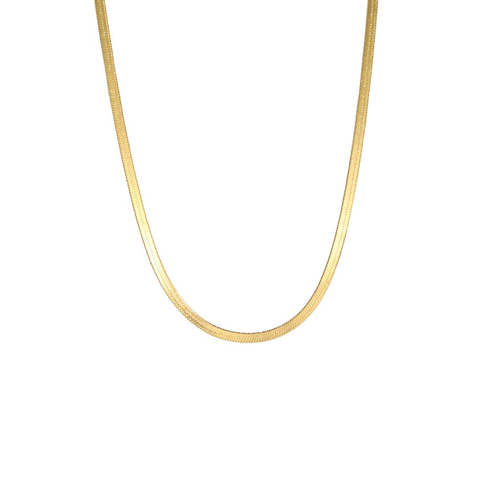 Colar Masculino Hip Hop Snake Chain Nova Moda Aço Inoxidável Cor Prata Acessórios de Joalheria Presente de Festa