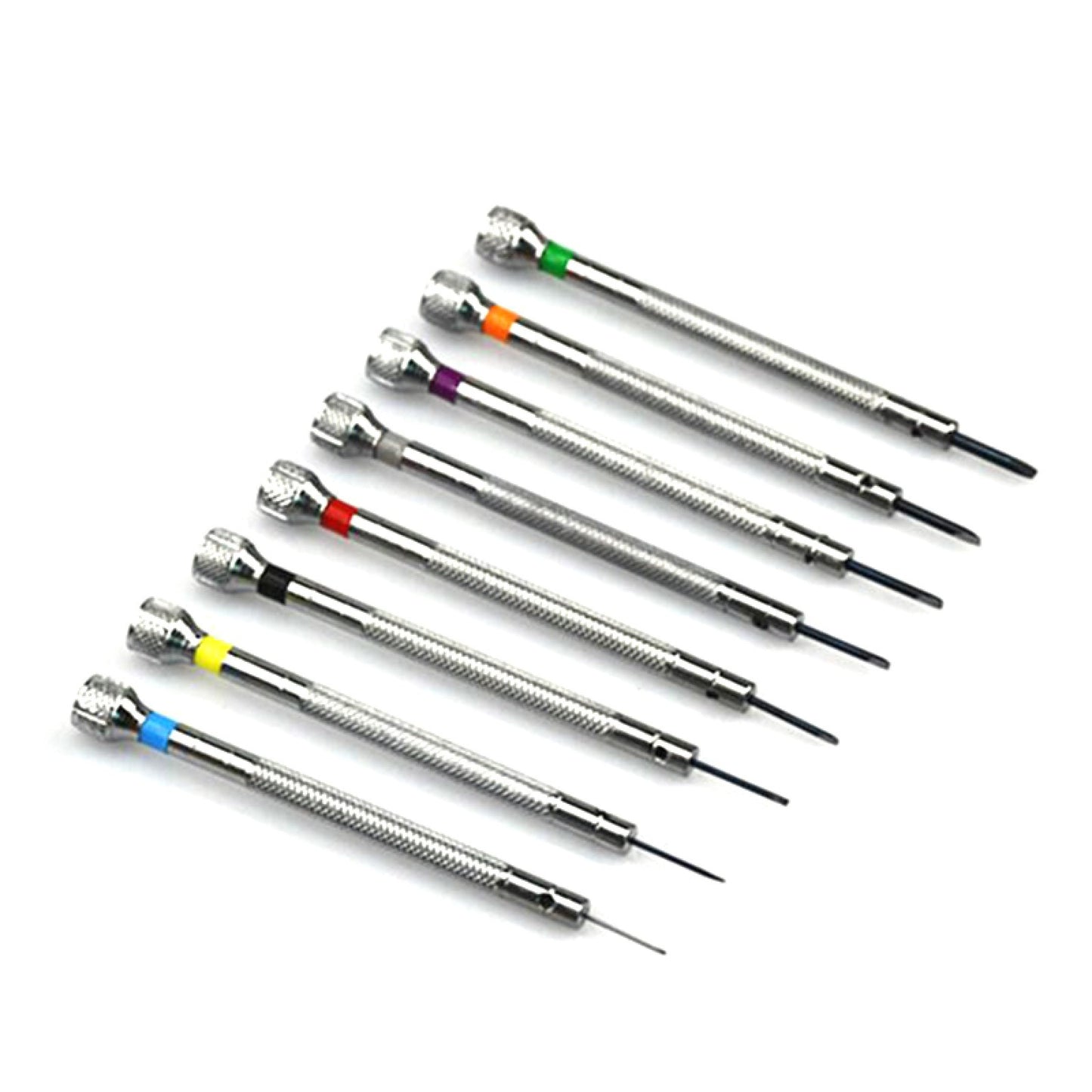 Conjunto de 13 Chaves de Fenda Fenda Cruzada de 0,6-2,0mm Profissional para Relojoeiros Ferramentas de Reparo de Relógios Kit Dropshipping