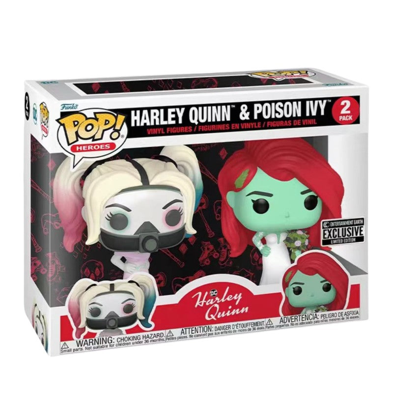 Pride Flag Harley Quinn Funko Pop Action Figure Anime Poison Ivy Doll Cartoon Desk Decor Limited Edition Collectible Model Gifts