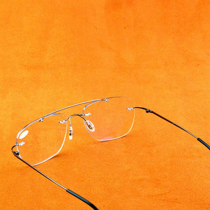 Men Women Aviation Rimless Antireflective Frameless Progressive Multifocal Limited Reading Glasses +1 to +4