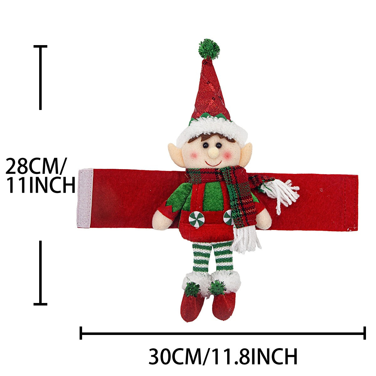 Elf fairy figurine curtain hooks, Christmas decorations, display window ornaments, hotel restaurant supplies, party props