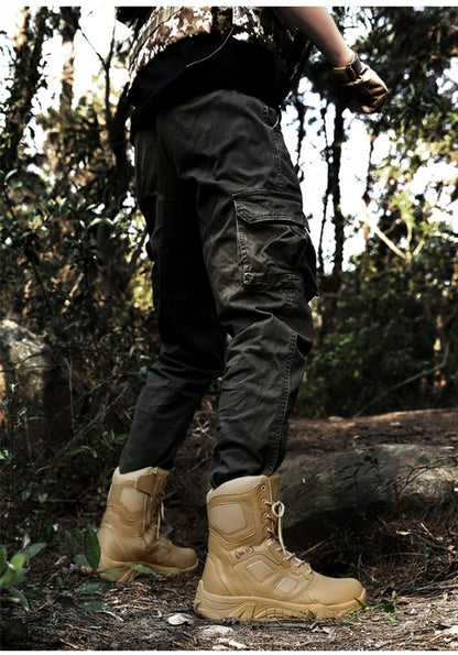 Botas de Segurança Masculinas Impermeáveis para Exteriores com Bico de Aço, Botas de Trabalho Masculinas Antiesmagamento com Bico de Aço, Tamanho 47