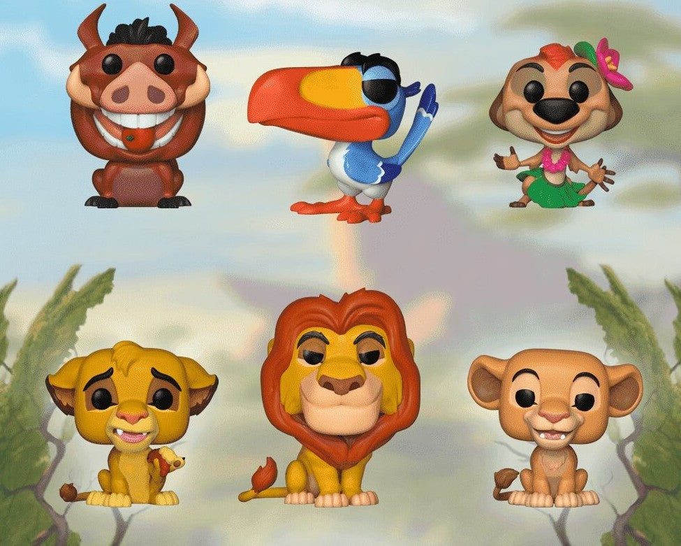 O Rei Leão Pequeno Simba MUFASA PUMBA Scar Coleção de Bonecos de Vinil Brinquedos