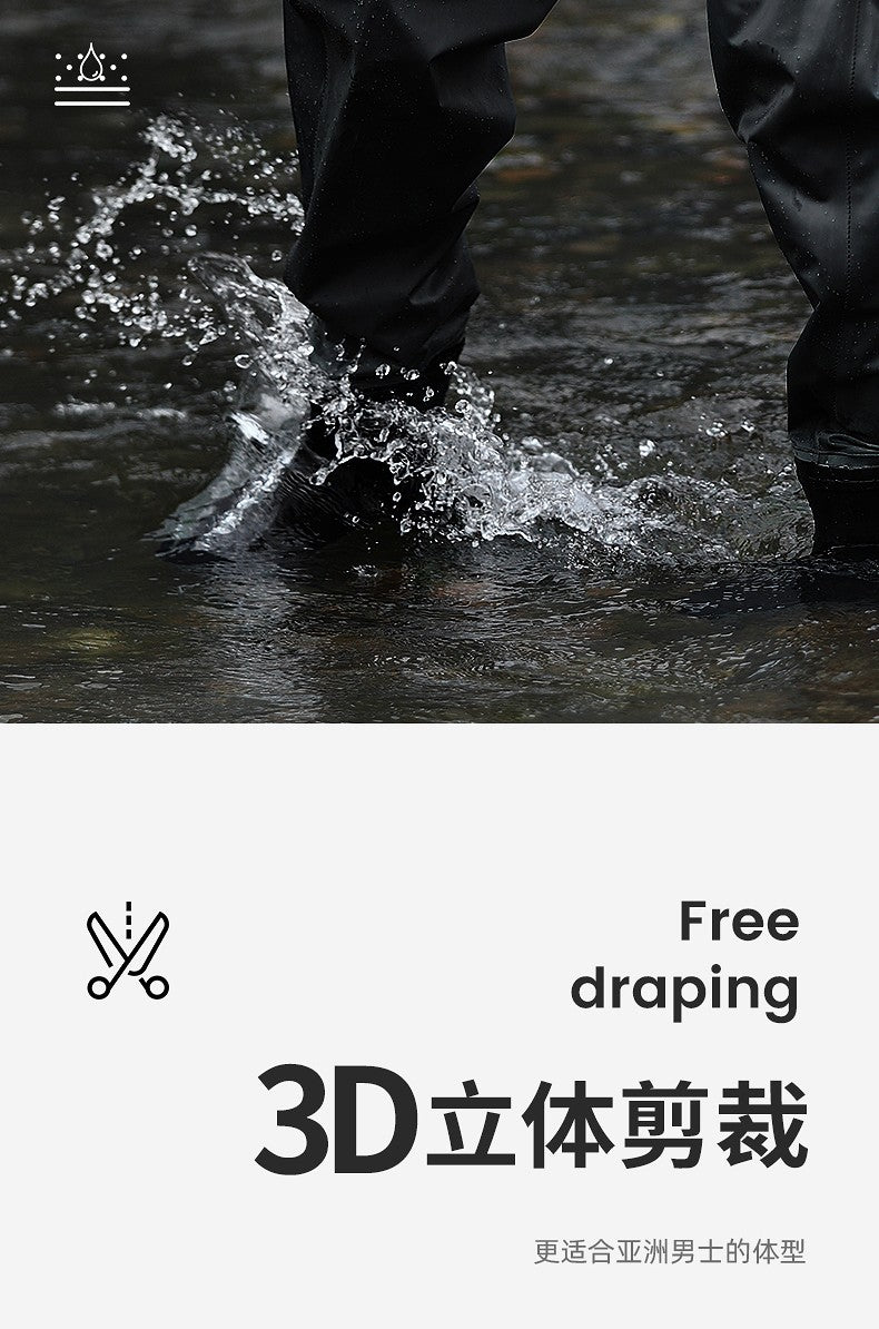 Calça de Pesca Profissional de Nylon Ultraleve, à Prova de Vento, para Inverno, à Prova D'Água, Calça de Pesca de Cintura Única