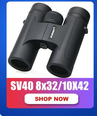 Binóculos SVBONY SA202 10x42 com Prisma de Teto - Equipamento Profissional e Potente para Acampamento, Viagem e Sobrevivência ao Ar Livre