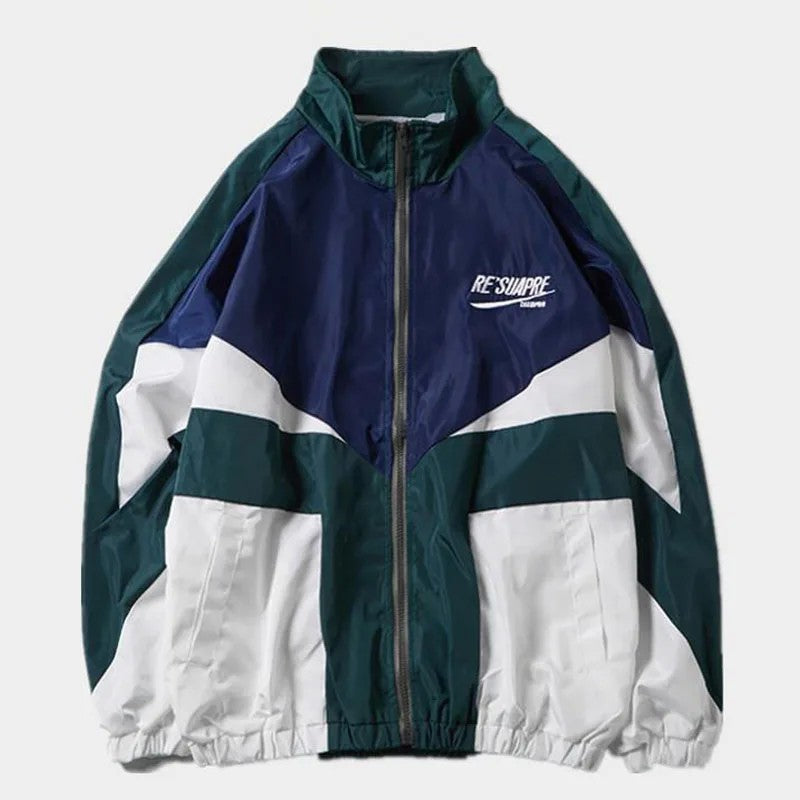 College Style Varsity Jacket Men's Spring Letter Embroidery Bomber Jacket Casual Street Loose Patchwork Zipper Coat Couple