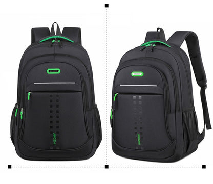 Men's and women's backpack Oxford waterproof backpack Business computer bag Leisure travel backpack High school student backpack