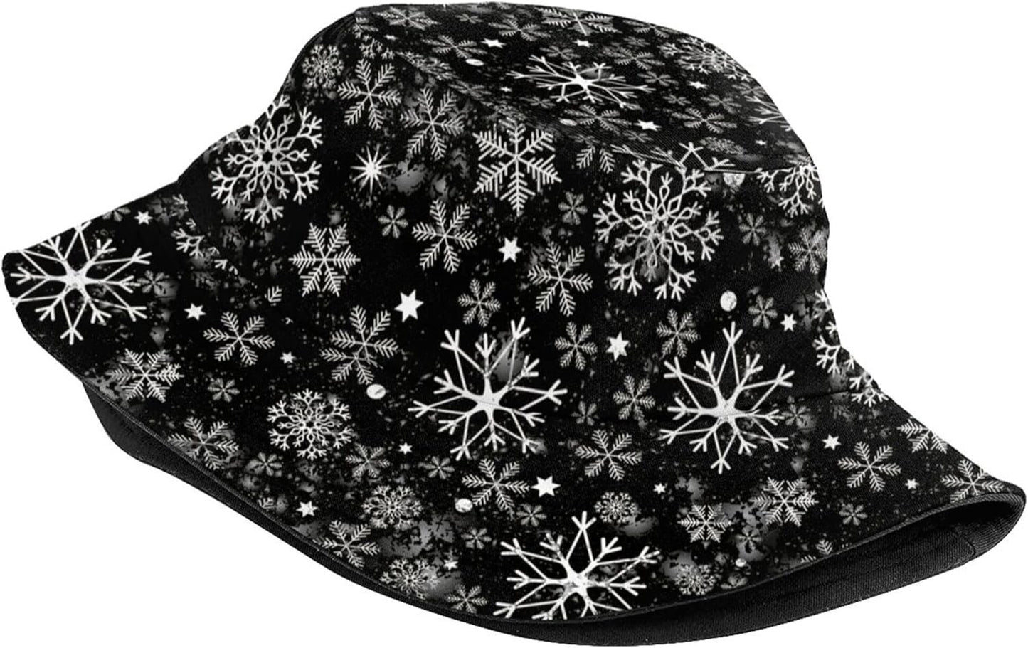 Funny Christmas Bucket Hat New Year Fisherman Hat for Women Men Packable Outdoor Travel Beach Sun Cap