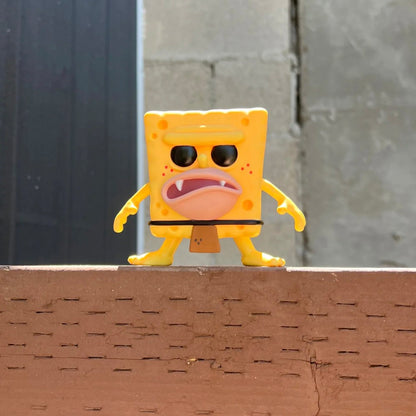 Anime Bob Esponja Modelo Funko Pop Calça Quadrada Boneco de Ação Tentáculos Figura de Vinil Decoração de Mesa Enfeite Brinquedo Edição Limitada Presente