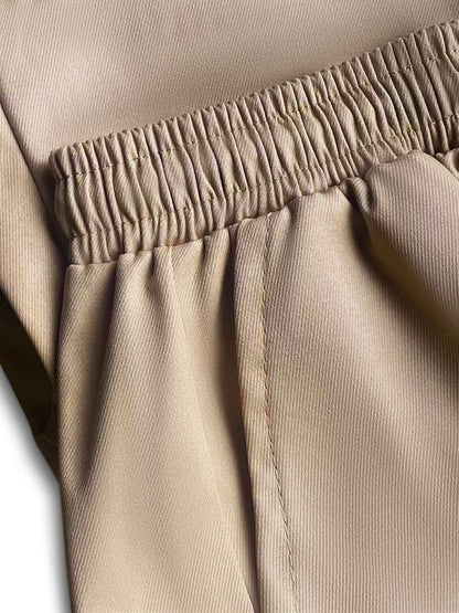Spring and autumn windproof and waterproof outdoor pants, hiking workwear pants for men, loose and thin underwear for men and wo