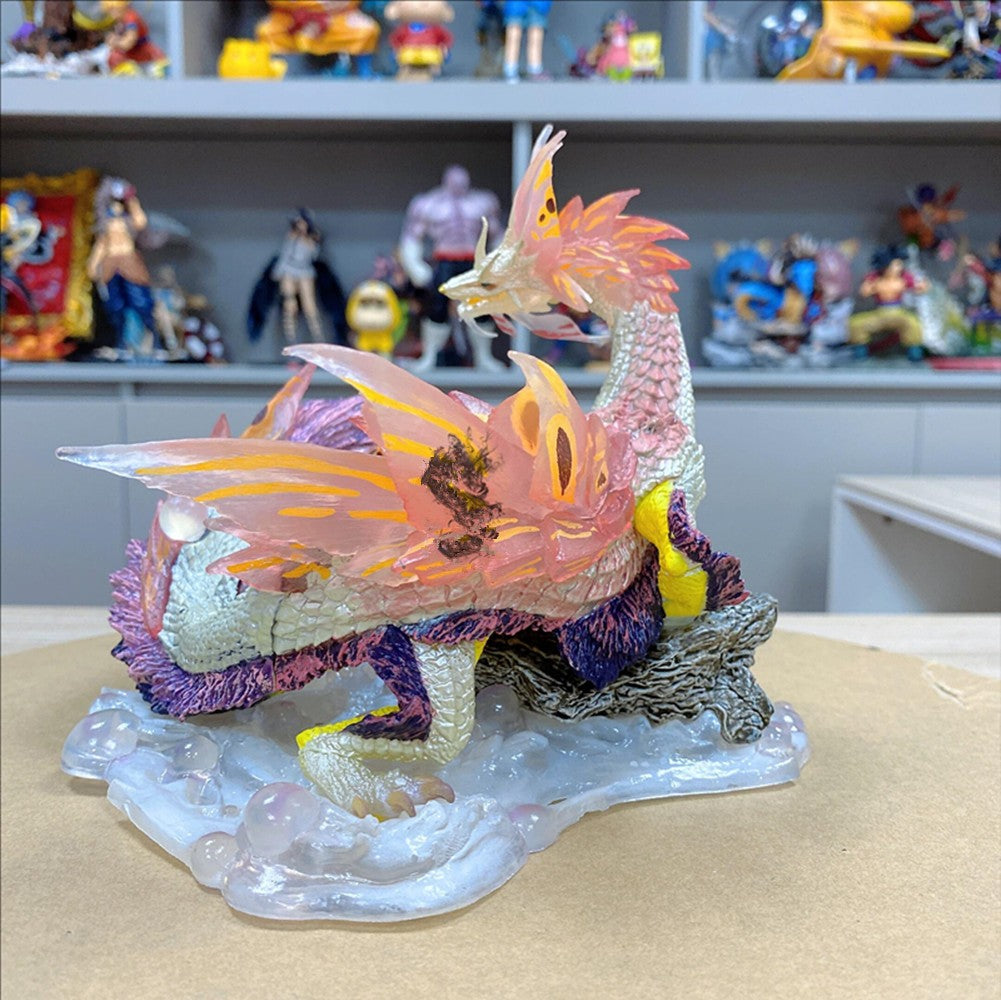 Monster Hunter World 4 Mizutsune Garagem Capcom Estátua Colecionável Modelo Boneco Brinquedo
