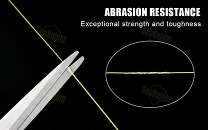 Linha de Pesca SeaKnight W8 II 300M PE, 8 Fios, Multifilamento Trançado, Revestimento Atualizado de Resina de Silicone, Pesca em Água Salgada