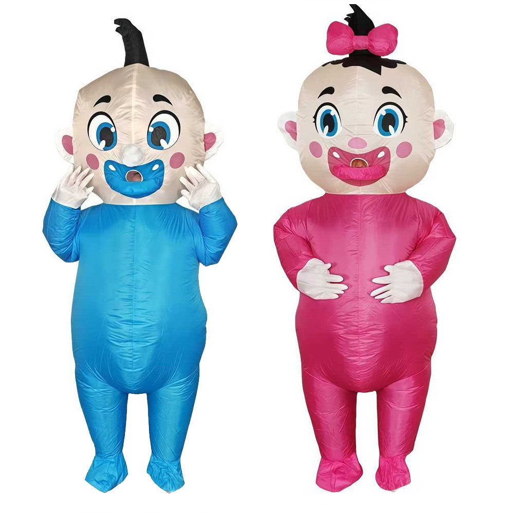 Adult inflatable Baby clothing gender revealing party fun cosplay costume set opening ceremony performance Christmas props