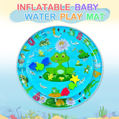 Tapete Aquático Inflável Infantil de PVC para Bebês, Almofada para o Tempo de Barriga, Almofada de Água para Crianças, Brinquedos de Atividade de Desenvolvimento para a Educação Precoce