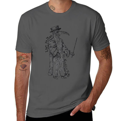 Mr. Plague Doctor Man T-Shirt man t shirts cotton black cotton t-shirt plain for man package