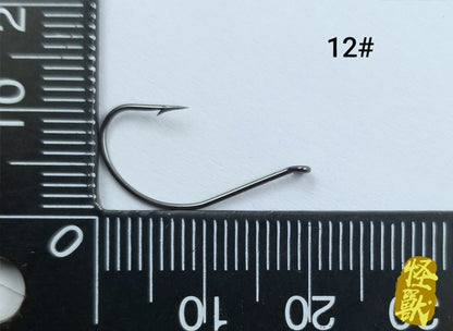 Anzol Pesca Leve Slime Fino Anzóis Fluxo Alto Aço Carbono Fisgado Lote 20 Peças Venda