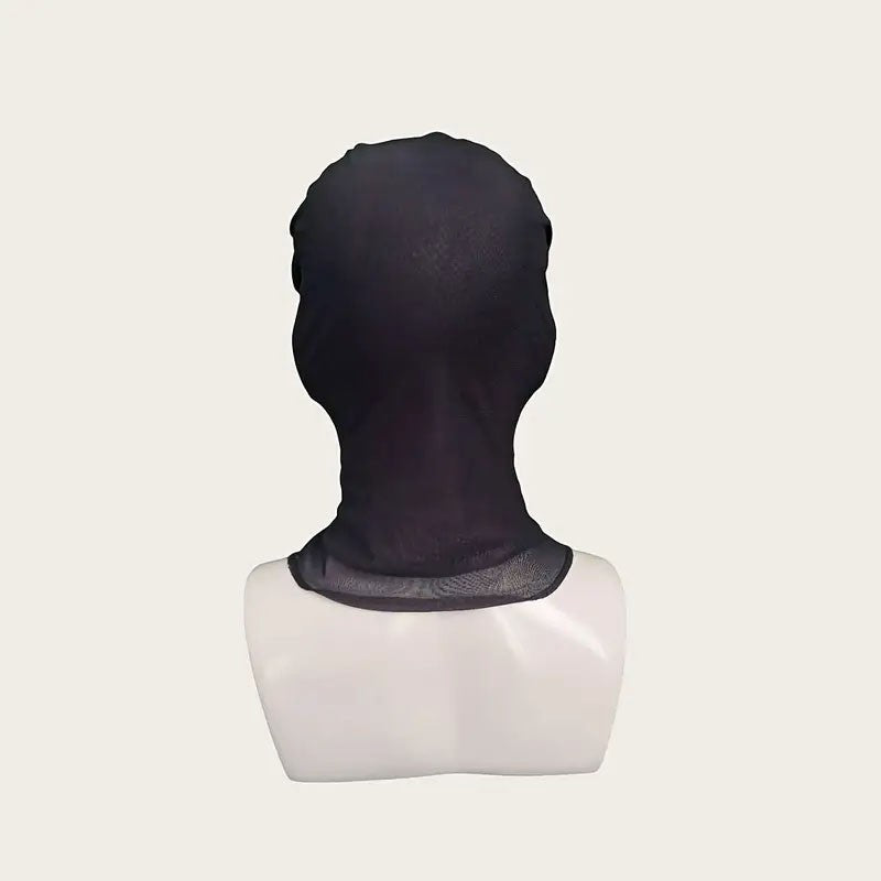 3D Printed Funny Full Face Mask Elastic Mesh Balaclava with Ice Silk Sunscreen Scarf Breathable Halloween Cosplay Party Costume Prop for Men Women