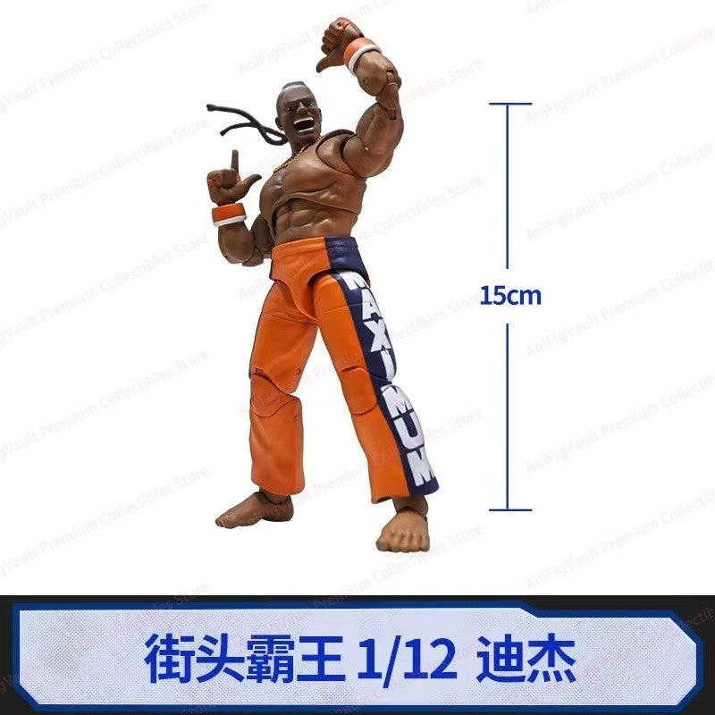 JADA Street Fighter 1/12 JADA Boneco Articulado Deejay Brinquedo Figura