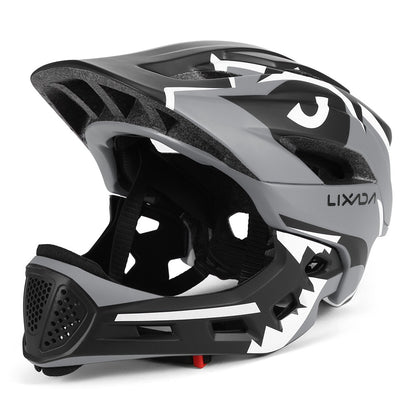 Capacete de bicicleta Lixada infantil destacável de rosto inteiro Capacete infantil esportivo para ciclismo mtb motocicleta skate patins