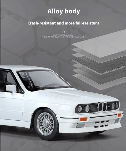 1:24 M3 E30 IM Alloy Miniature Car Diecast Metal Model Collection Hobbies Birthday Present With Friend Decoration Classic Car GT