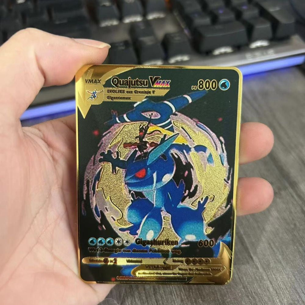 Cartas Pokémon Espanhol Cartas Metálicas Pokémon Cartas de Ferro Pokémon Mewtwo Pikachu Gx Charizard Vmax Cartas Pokémon Vmax