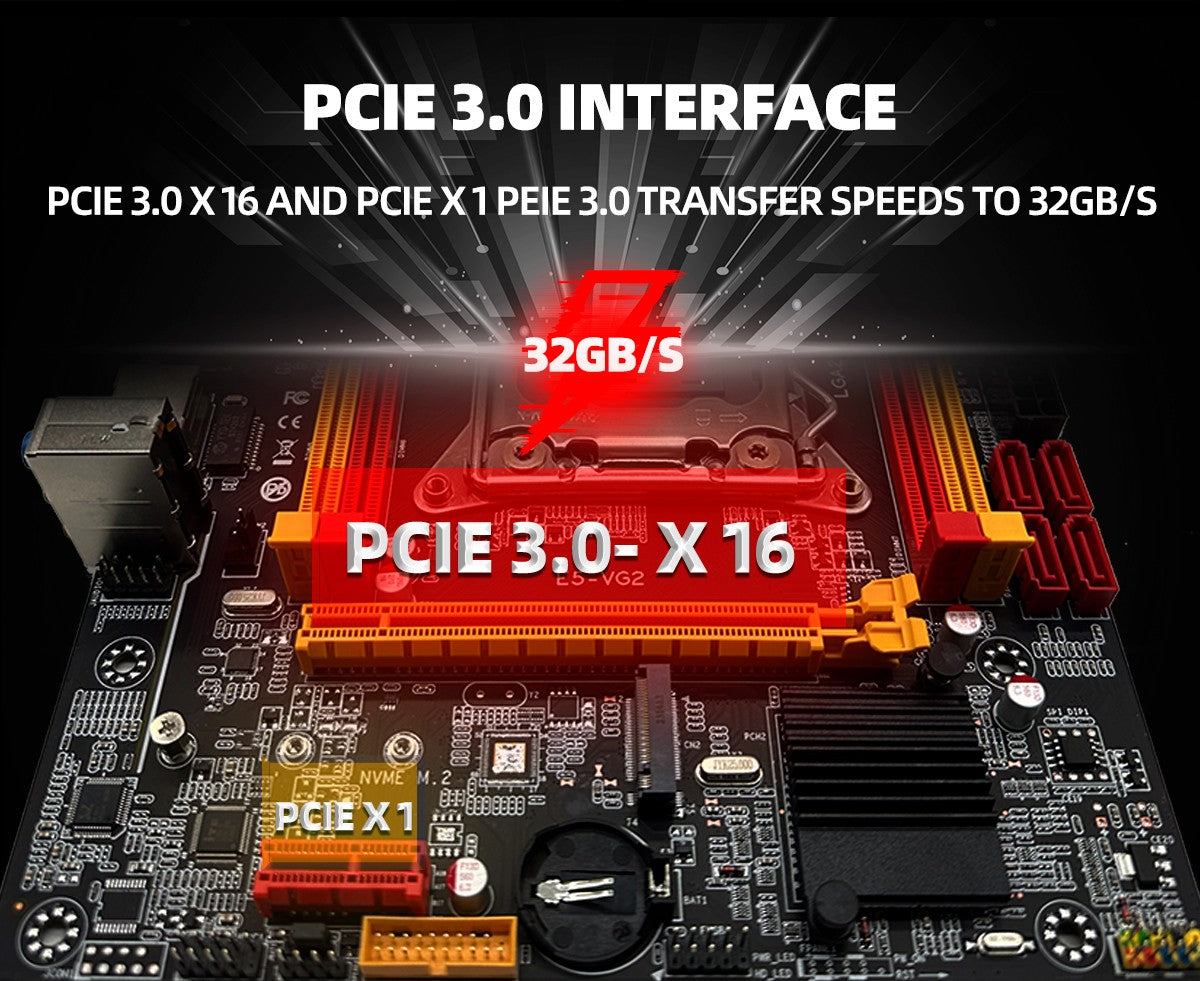 Placa-mãe ZSUS X79 VG2 LGA 2011 Slot Suporta Processador Intel Xeon v1 v2 CPU Memória Desktop DDR3 M.2 NVME SATA 2.0