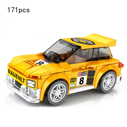 Blocos de Montar Esportivos de Carro MOC Corrida Urbana Bloco de Montar Esportivo de Rally Clássico Veículos Super Corredores Presente de Natal Brinquedos Técnicos