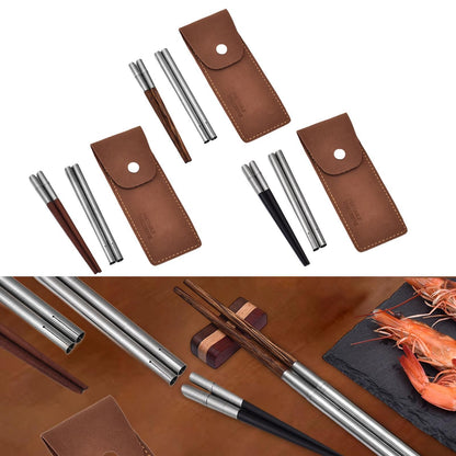 Hashis de Madeira Portáteis, Leves e Versáteis com Bolsa de Armazenamento para Uso Externo