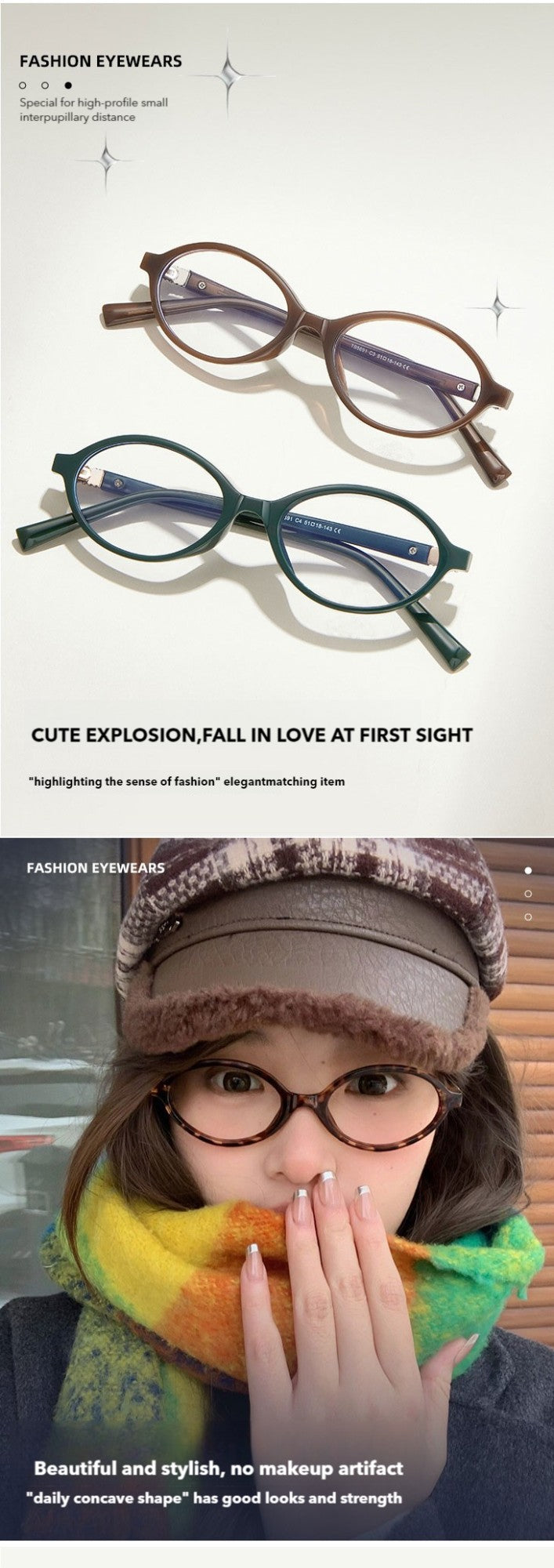 KANSEPT women's eyeglass frame optical lenses grade glasses Prescription for eyepieces in trend anti-glare lenses and blue light