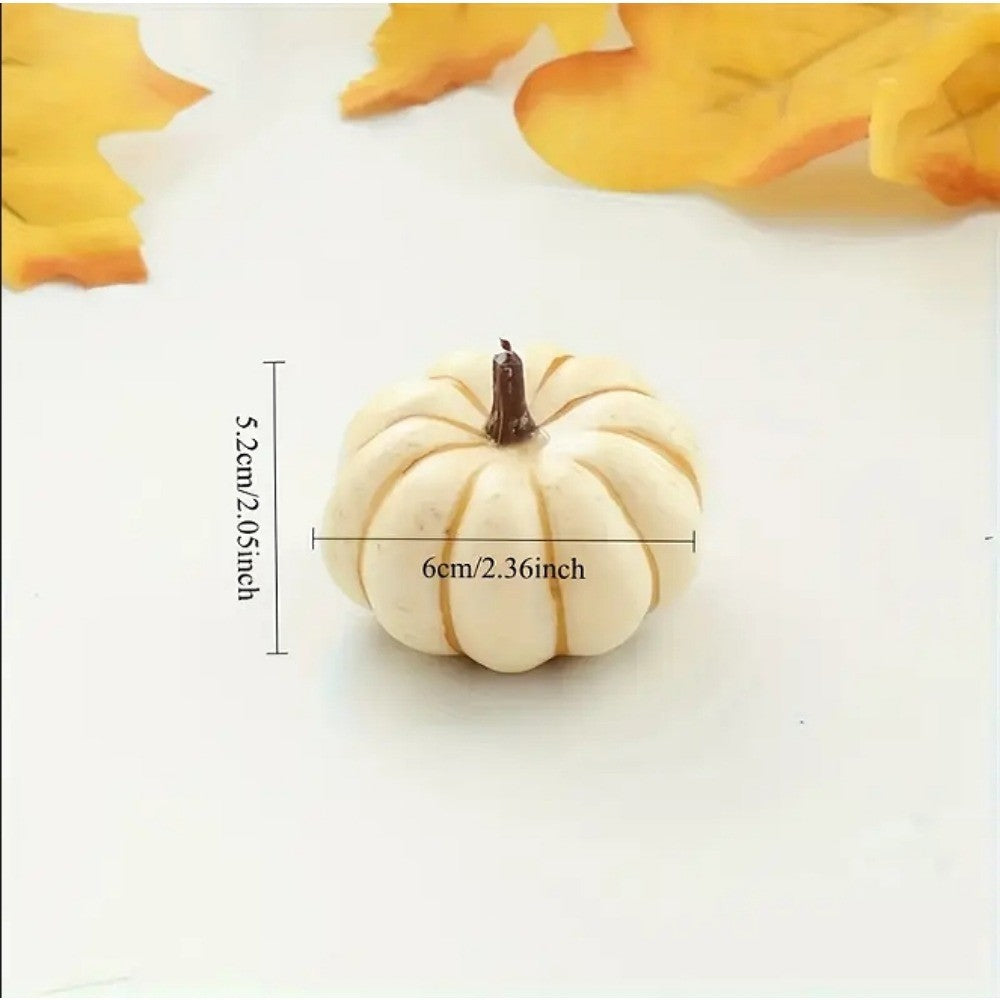 9pcs Random Mixed Mini Artificial Halloween Pumpkin Decor Simulation Vegetable DIY Craft  Home Party Decoration Prop