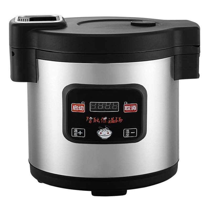 15L Electric Rice Cooker Heating Insulated Food Container Non-stick Inner Soup Warmer Kitchen Appliances For Sushi Restaurant