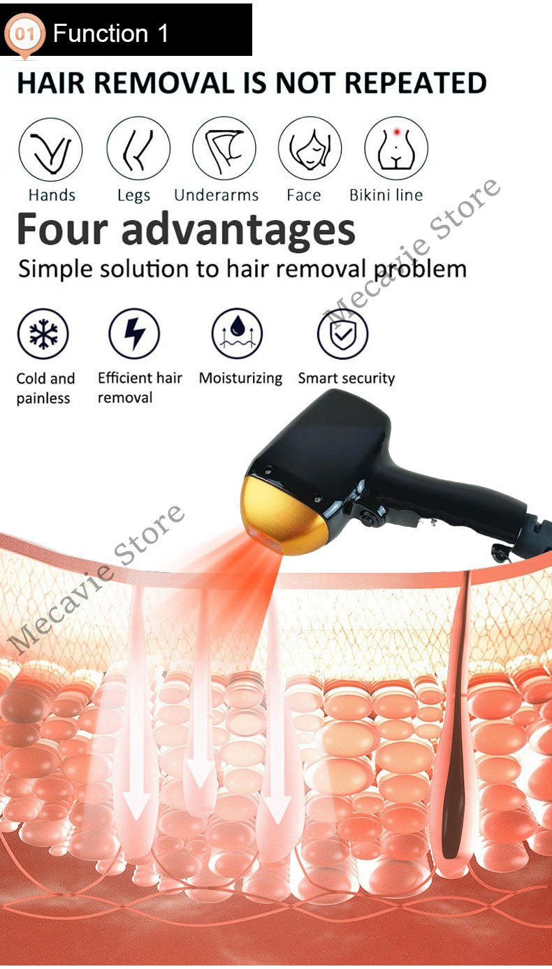 4-IN-1 NEW soprano titanium 755nm 808nm 940nm 1064nm diode laser 4000w permanent hair removal machine IPL tattoo removal machine